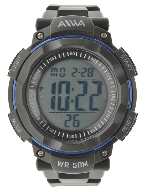 RELOJ AIWA CABALLERO DIGITAL SUMERGIBLE